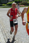 Andreas Lienhardt auf der Laufstrecke